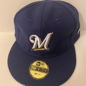 Milwaukee Brewers New Era 59Fifty Infant Hat